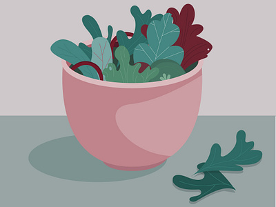 Salad illustration art design food food illustration illustration salad vector