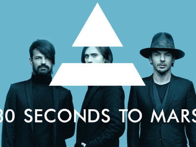 30 Seconds To Mars Site Design music ui ux web web design