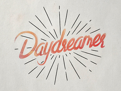 Daydreamer Typography daydreamer hand lettering lettering typography