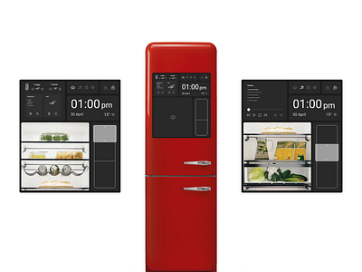 Fridge UI display fridge ui design