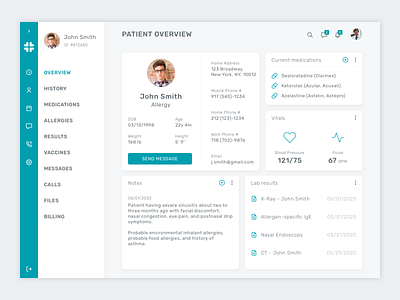 Telemedicine Portal - Patient Profile