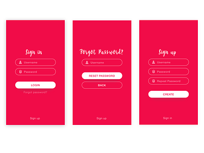 Sign In (Free UI Kit) forgot password sign in sign in form sign in page sign up sign up form sign up page ui ui kit ui kits ui pack uidesign