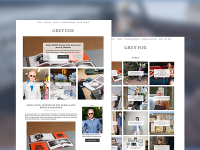 Blog Redesign - Grey Fox