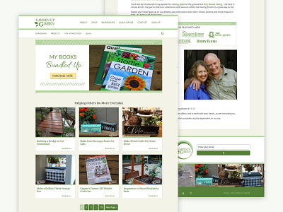 WordPress Theme - Garden Up Green blog design design sketch theme web web design wordpress