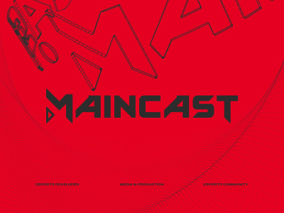 maincast logo typeface & identity used and unused 2019