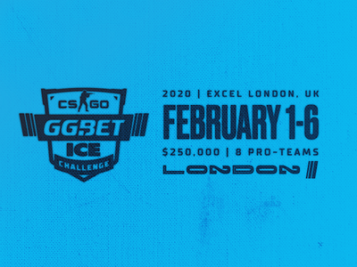 CS:GO ICE Challenge London 2020 design esports identity league logo tournament typography