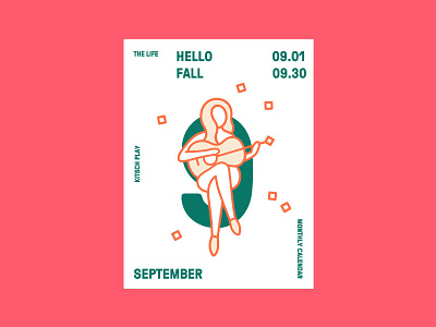 The life calendar. September. Hello fall