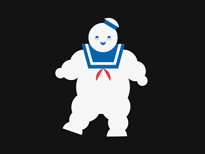 Ghostbusters Marshmallow man 1980s character character concept ghost ghostbusters graphic design halloween illustration man marshmallow marshmallow man monster movie