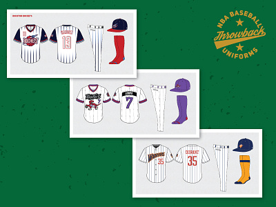 NBA Inspired Baseball Concept Uniforms on Behance