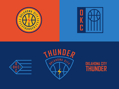 OKC Thunder logo nba okc