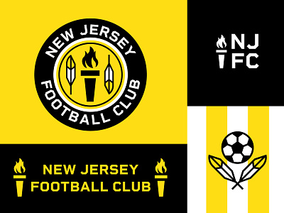 New Jersey Football Club crest football soccer soccer badge sports