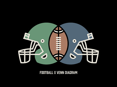 Football x Venn Diagram football nfl sports design