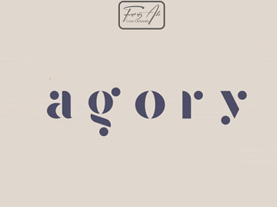 Agory creative graphic design logo luxury vector