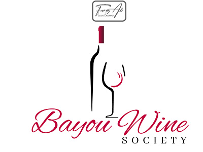 Bayou Wine branding creative design graphic design logo luxury vector