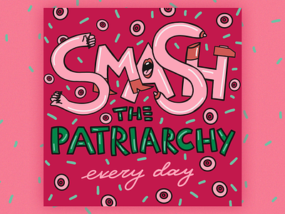 Happy International Women's day! 8 march digital illustration feminism feminist illustration typography womens day womensday