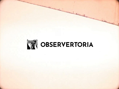Observertoria Logo blog branding design digital illustration illustration logo logo design logo mark tv