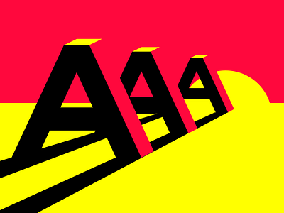 36 Days of type - letter A