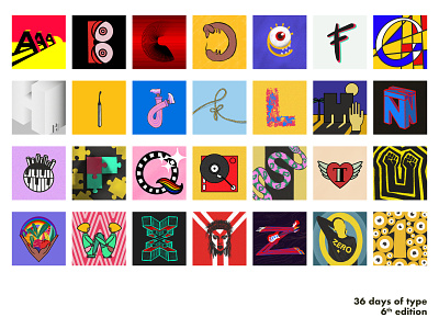 My 36 Days of Type! 36 days of type art collage design digital art digital illustration feminist graphic illustration lettering rocknroll typography vector