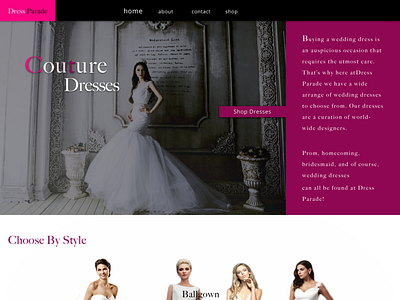 Weddingsite Landingpage