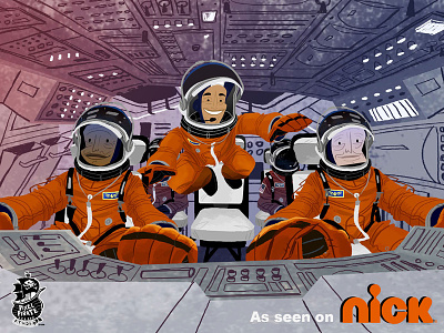 Nickelodeon Native American History/ 2 animation art astronaut cartoon design digital illustration nasa native american painting pilot space