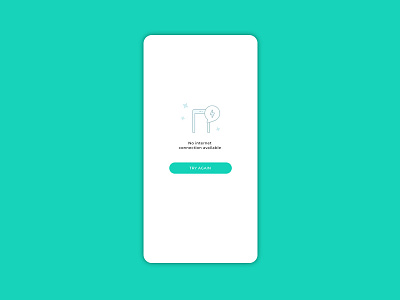 No Internet Connection apps screen ui element ui pack ux designer