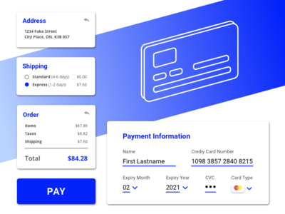 002 Daily UI: Credit Card Checkout