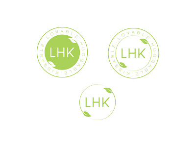 LHK #2 branding dog identity logo mark pet stamp seal wip