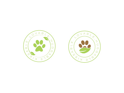 LHK #3 branding dog identity logo mark pet stamp seal wip