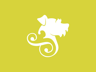 Amperschnauzer branding dog identity logo mark pet schnauzer