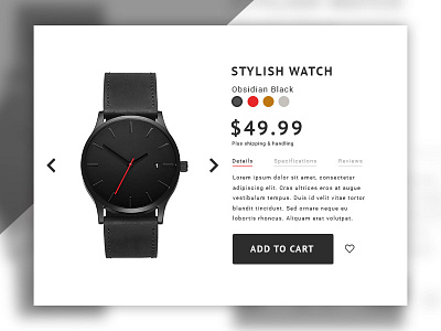 E-Commerce Shop (Single Item) | Daily UI 012