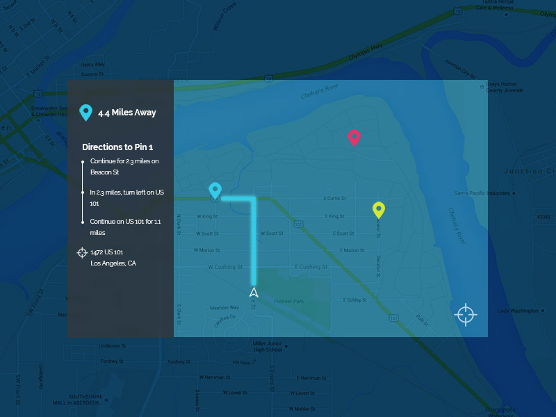 Location Tracker Daily UI 020 by Aric Pair on Dribbble