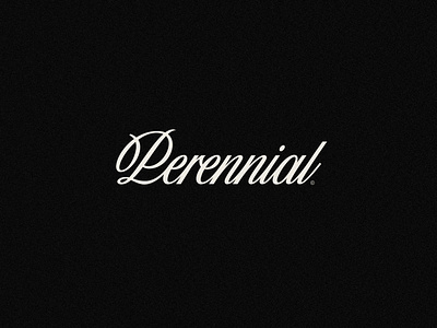 Perennial I brendan cursive lettering logo logotype p perennial prince script type typography wordmark