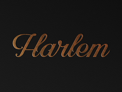Harlem brendan harlem lettering logo logotype new york prince script type typography wework
