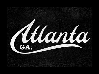 Atlanta atlanta brendan city georgia lettering logo logotype prince type typography