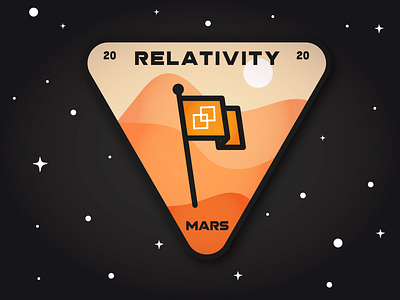 Relativity Mars Badge