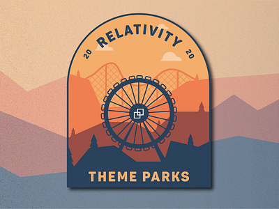 Relativity Theme Parks Badge