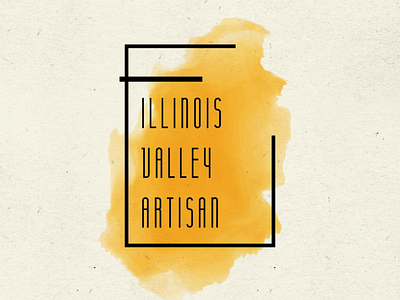 Illinois Valley Artisan Logo art branding craft design illustrator jewelery logo simple