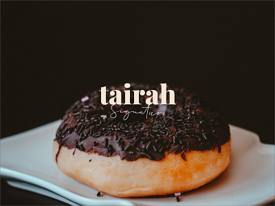 Tairah Signature bakerylogo baking branding cafe cafe logo culinary identity identity design logodesign logotype typogaphy