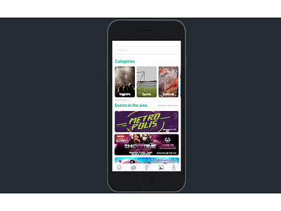 Daily UI -  Mobile Event App