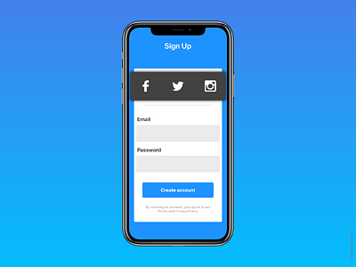 Sign Up - Daily UI Challenge #1