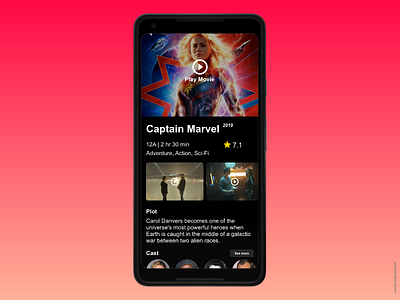 Video on Demand App UI