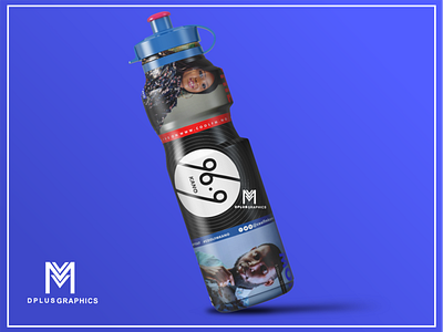Cool FM Sipper Bottle Mockup animation branding design icon identity illustration illustrator logo mockup ui ux vector web