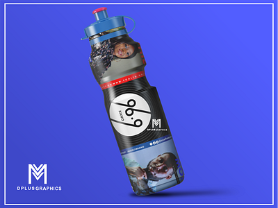 Cool FM  Sipper Bottle Mockup