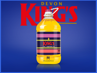 Devons King Oil brand branding design icon identity illustration logo mockup ui ux