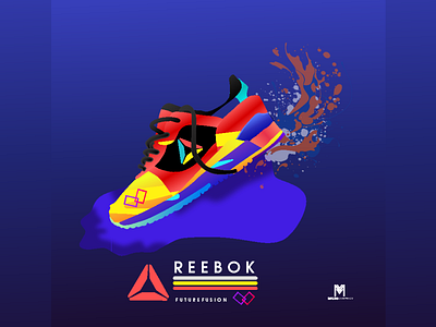 Reebok Future Fusion Shoe Mockup