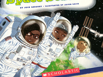 IF YOU WERE A KID DOCKING AT THE INTL SPACE STATION book childrens illustratio