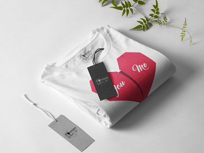 Origami Heart T-shirt apparel clothing couple flat design heart holiday love merch merchandise origami print romance romantic t shirt t shirt design tee tshirt tshirtdesign valentine valentines day