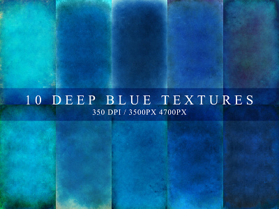 Deep Blue Textures - Download background blue bundle design digital download graphic design grunge ocean overlay pack paper photoshop print texture textures underwater