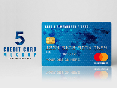 Credit Card Mockup - Download bank branding bundle card cards credit credit card debit design download finance gift card identity mastercard mock up mockup mockups money payment visa