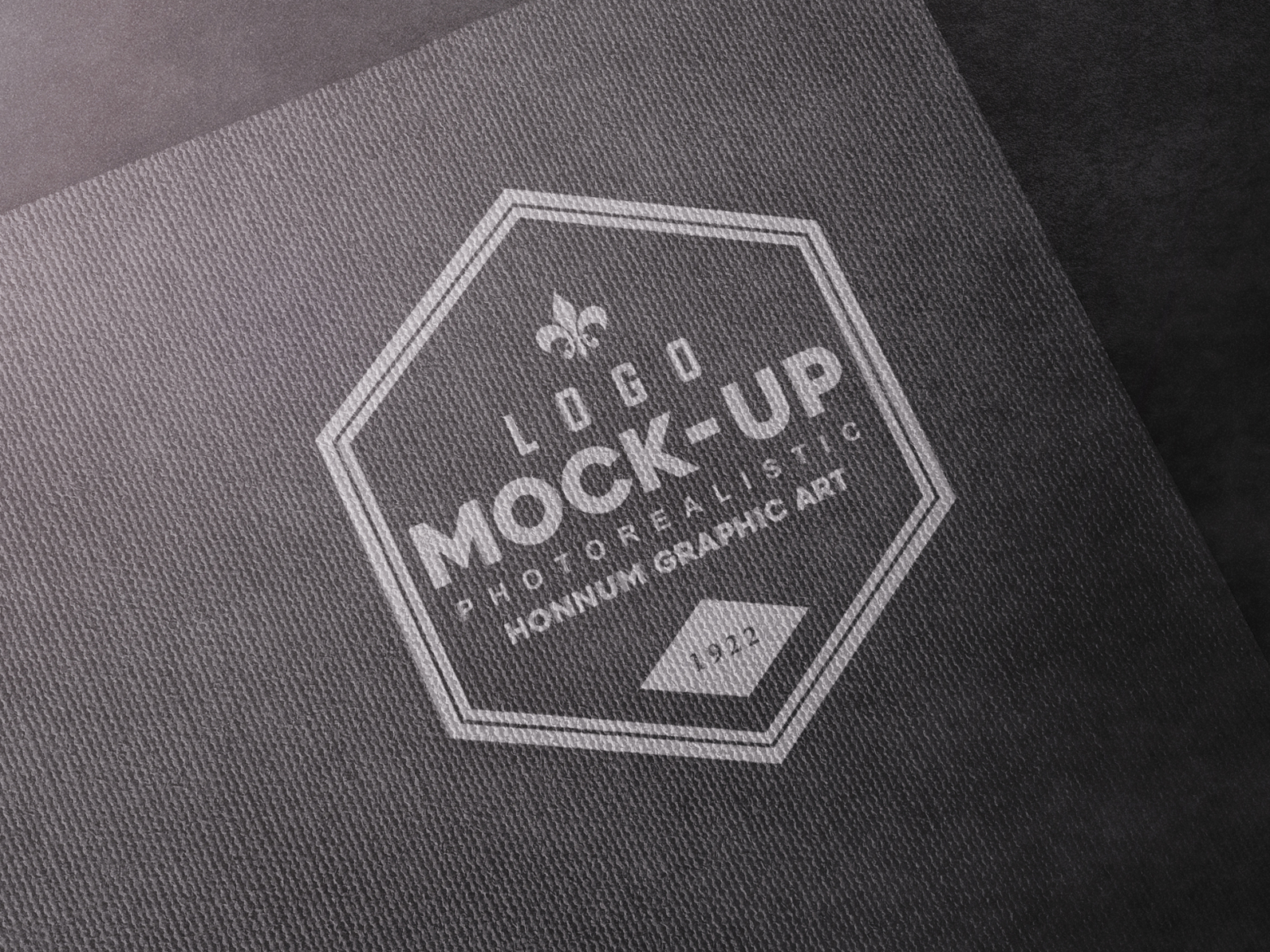 Black Paper Logo Mockup - Free Download by Hönnum Graphic Art on Dribbble